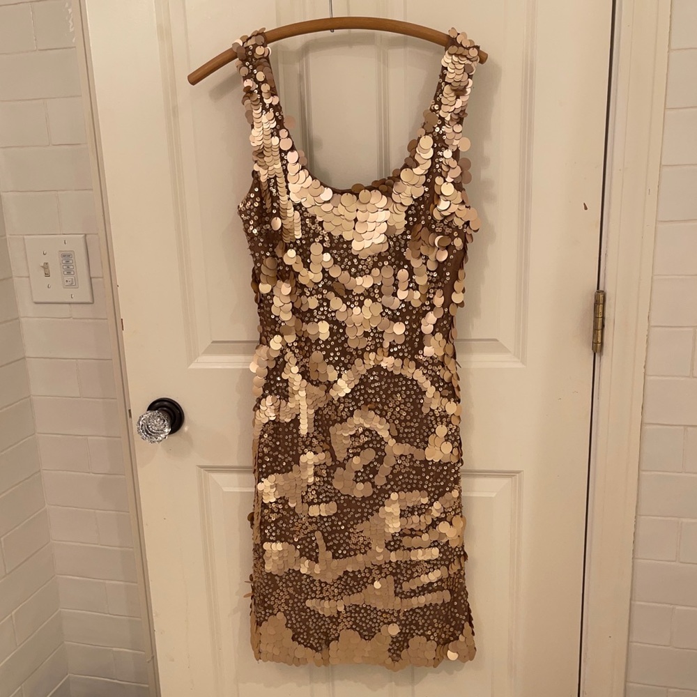Adrianna Papell sequined dress
